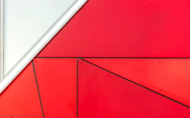 Red and white pattern